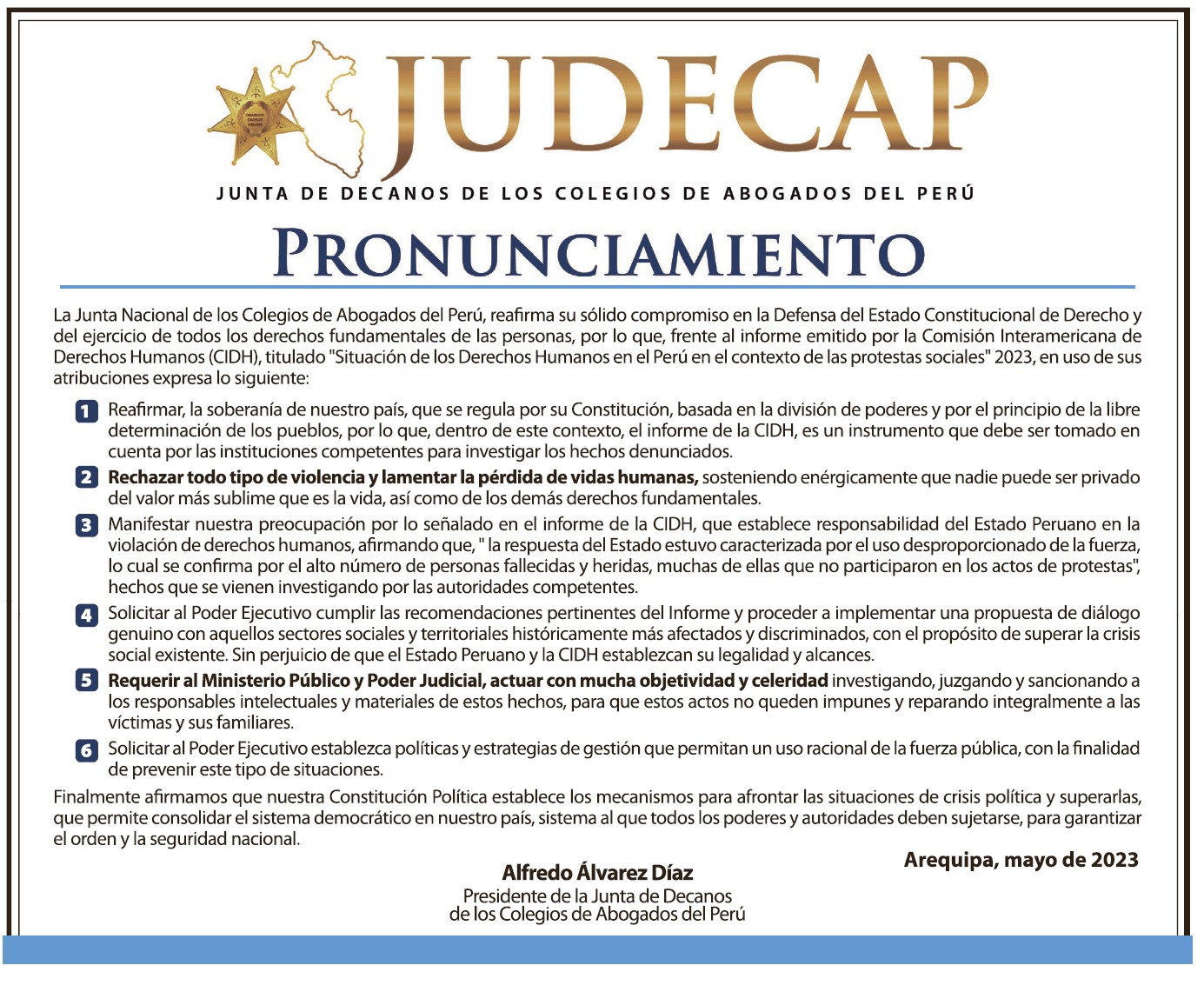 Pronunciamiento