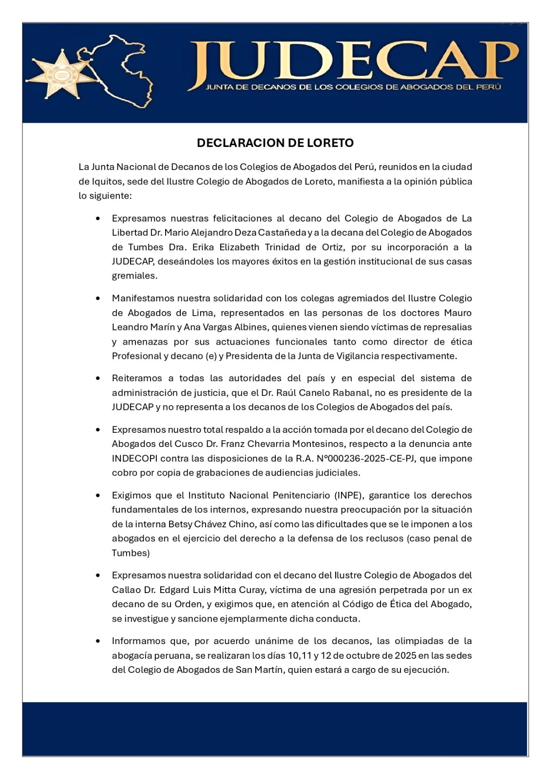 Declaración de Loreto