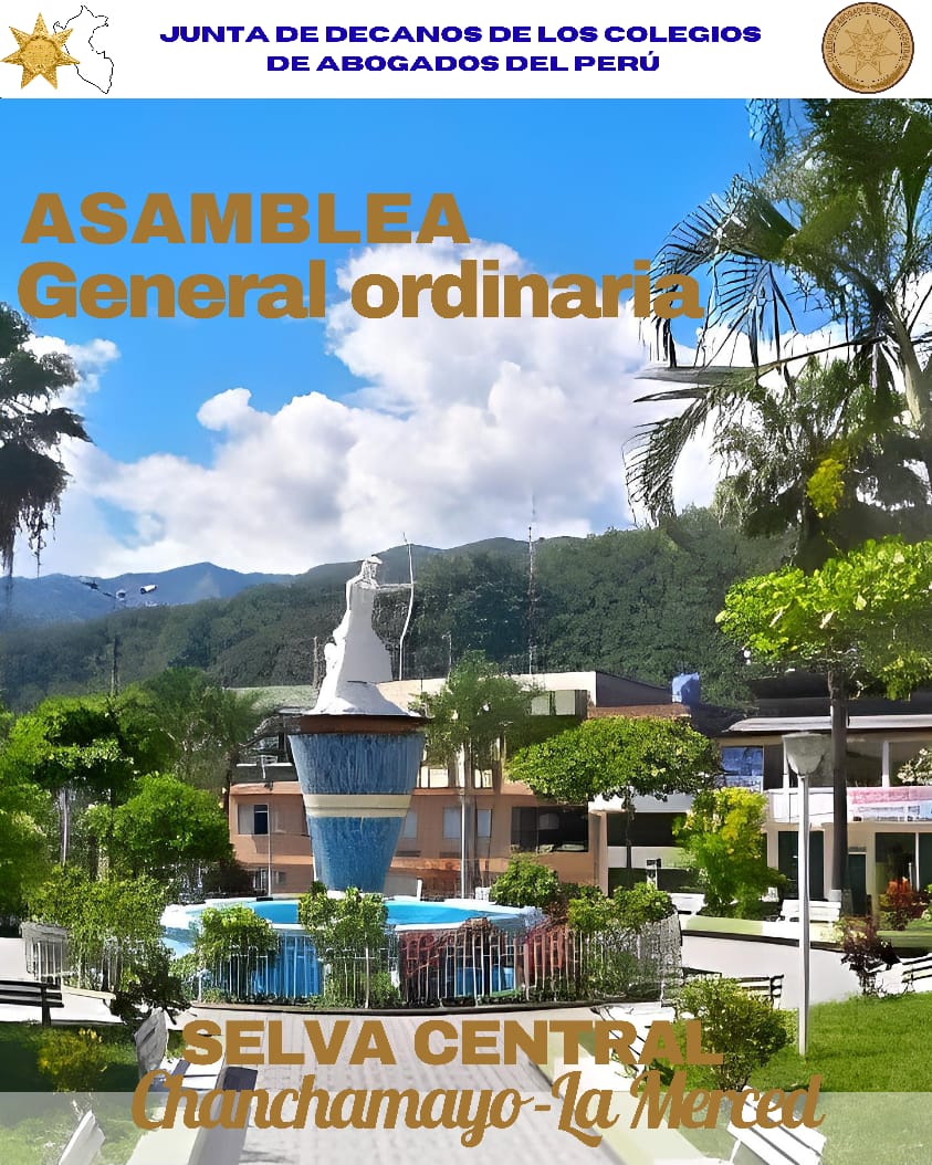 Asamblea General Ordinaria JUDECAP Selva Central