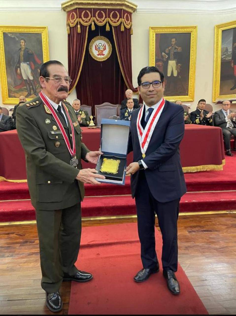 Presidente JUDECAP participó en el 168 aniversario de la Benemérita Sociedad Fundadores de la Independencia, Combatientes del 02 de mayo de 1866 y Defensores Calificados de la Patria