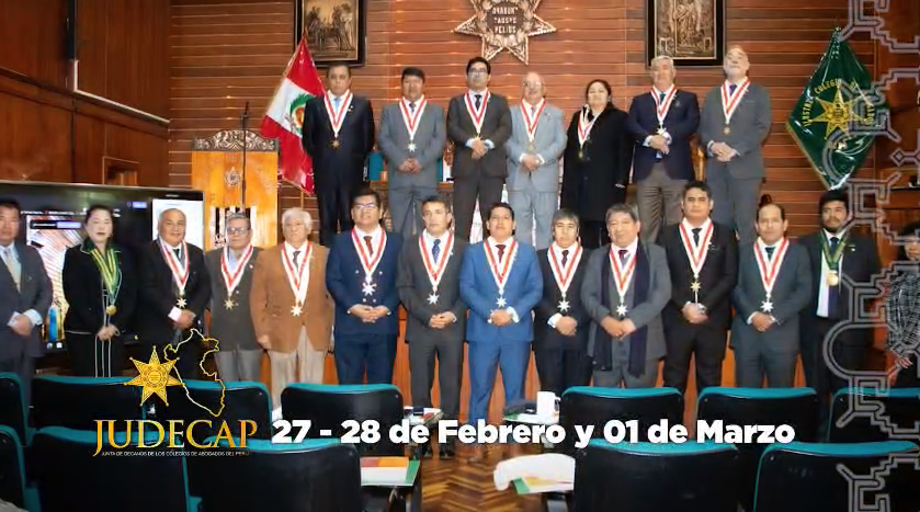 Colegio de Abogados de Ucayali invita a próxima Asamblea de la JUDECAP